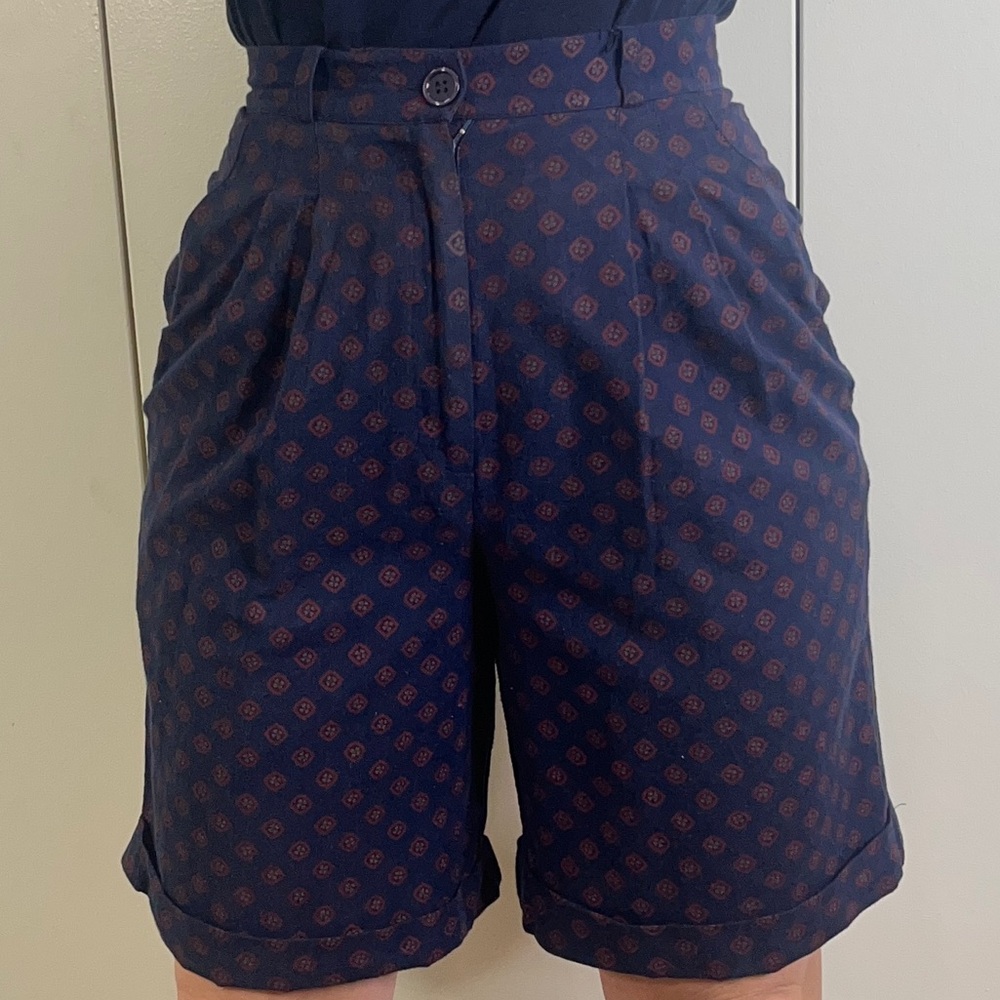 Vintage Talbots pleated bermuda shorts